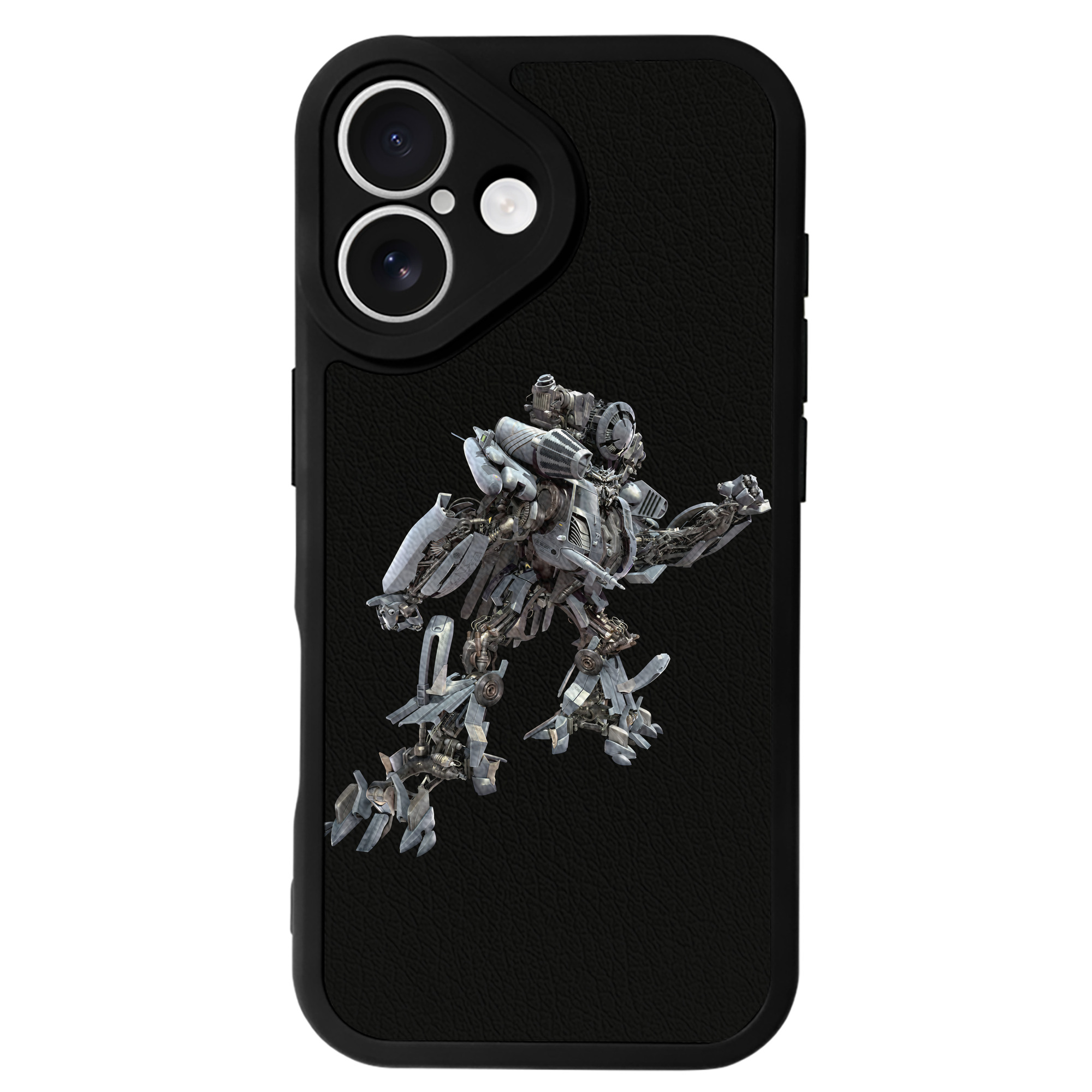 （画像用） Transformers トランスフォーマー 【iPhone 16シリーズ対応】シリコンスマホケース（レザー調） 材質：シリコン